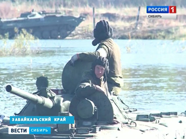 В Забайкальском крае стартовали учения танкистов на воде