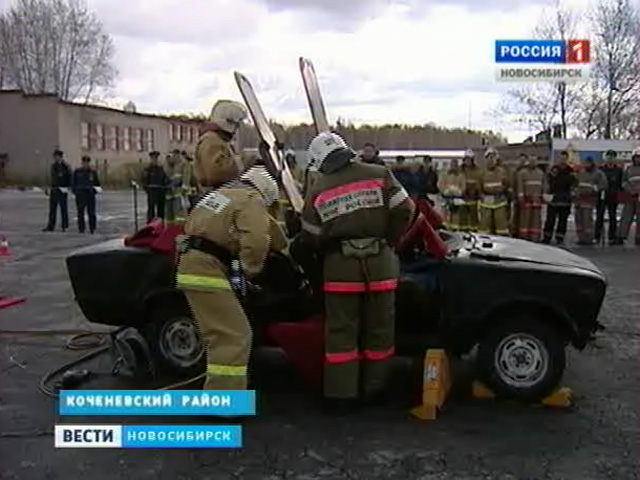 Соревнования сибирских пожарных прошли в Новосибирской области