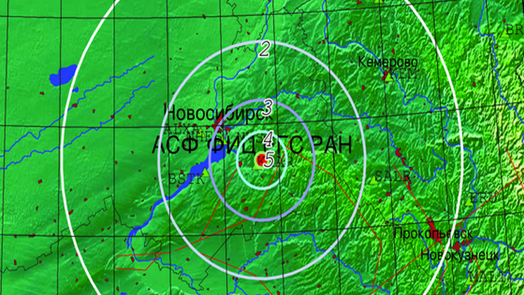 В Новосибирской области произошло землетрясение магнитудой 4,2