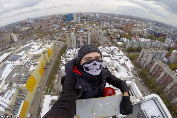 Руферы сняли на видео покорение самого высокого здания Новосибирска