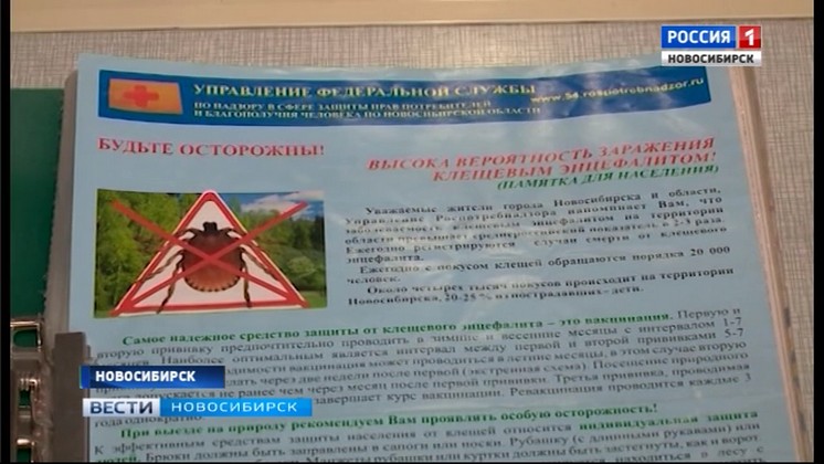 Более 70 человек заболели клещевым энцефалитом в Новосибирской области