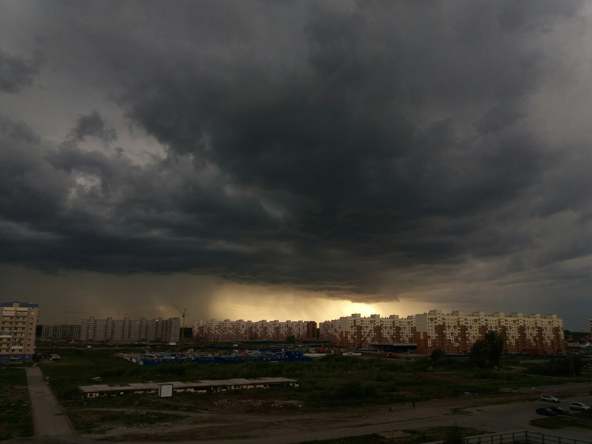 Дождь и штормовой ветер обрушились на Новосибирск
