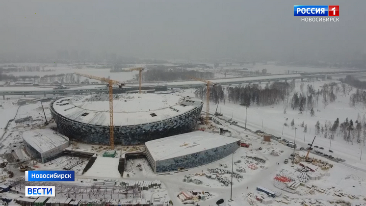 Финские хоккейные борта поставили в новом ЛДС Новосибирска вопреки западным санкциям