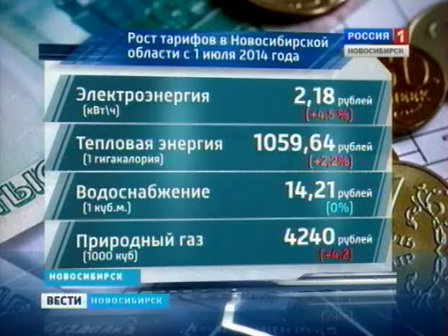 В Новосибирской области устанавливаются новые тарифы на коммунальные услуги