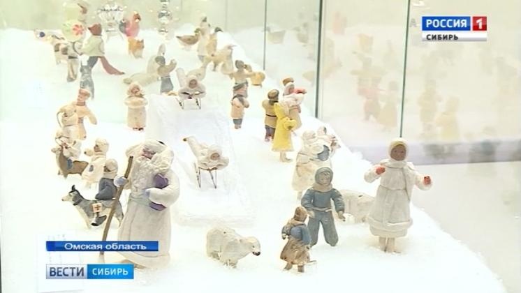 Путешествие во времени: в Омске открыли выставку «Новогодняя игрушка в истории России»