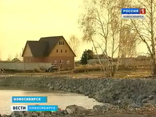 Берег села Сосновка защитили от размывания весенними паводками