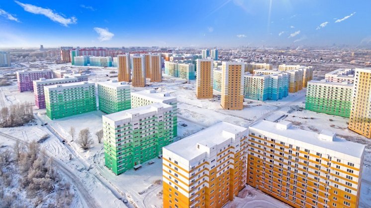 Более ста многоквартирных домов построили в Новосибирске в 2021 году