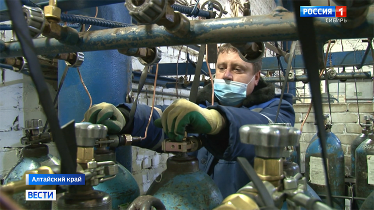 Единственный в регионе завод по производству кислорода работает в Барнауле