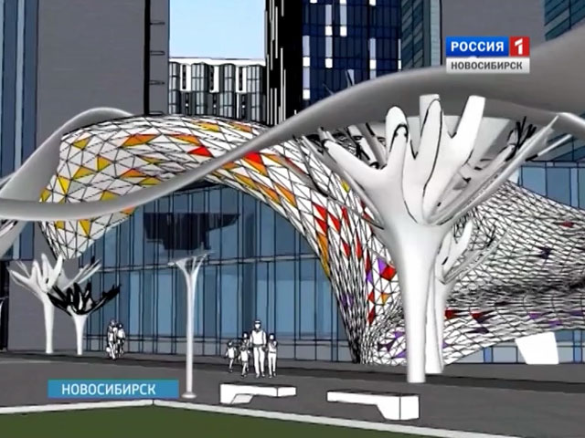 В Новосибирске развернулся спор вокруг стройки делового комплекса на «Речном вокзале»