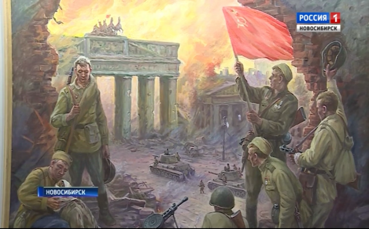 Художник-ветеран презентовал свои картины о Великой Отечественной войне