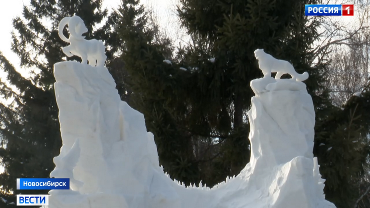 Мастера приступили к созданию шедевров на фестивале снежной скульптуры в Новосибирске