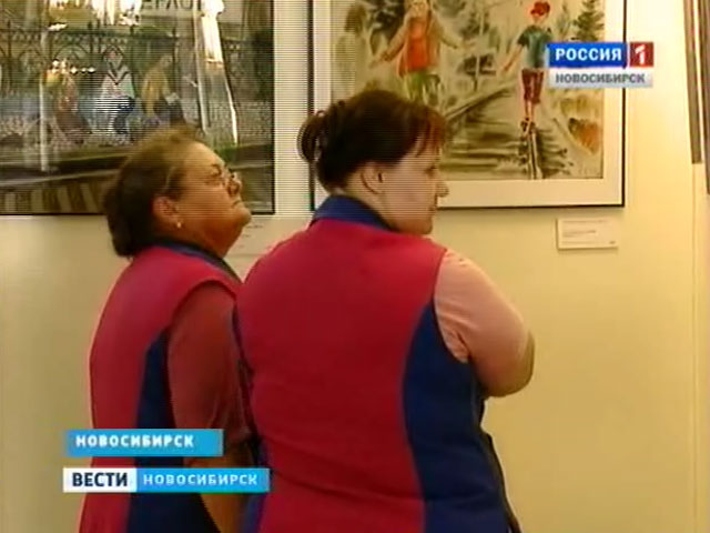 На вокзале Новосибирск-Главный открыта передвижная выставка картин