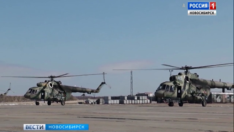 Вертолеты и самолеты ЦВО задействуют в борьбе с лесными пожарами в Сибири