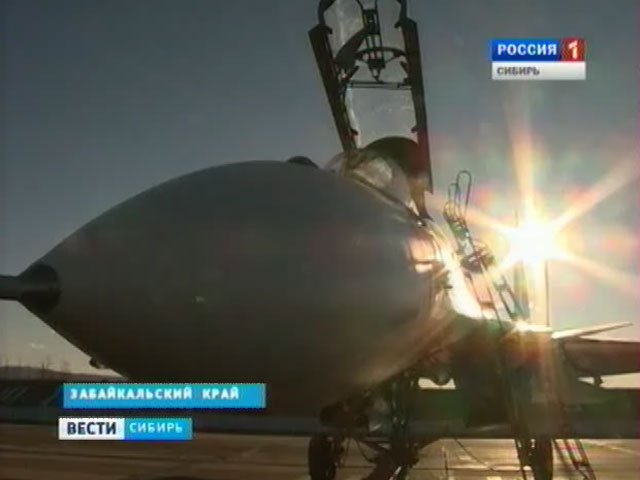 На службу забайкальских военных поступили самолеты Су-30 СМ