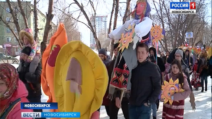 В Кировском районе на Масленицу организовали карнавальное шествие