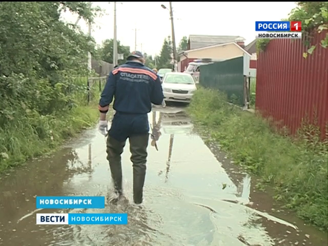 12 дачных участков подтоплены в Новосибирской области