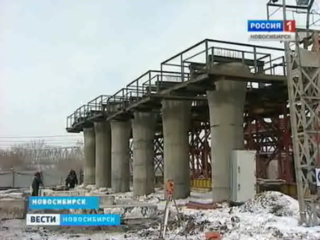 Строительство транспортной развязки на Южной площади Новосибирска идет с опережением графика