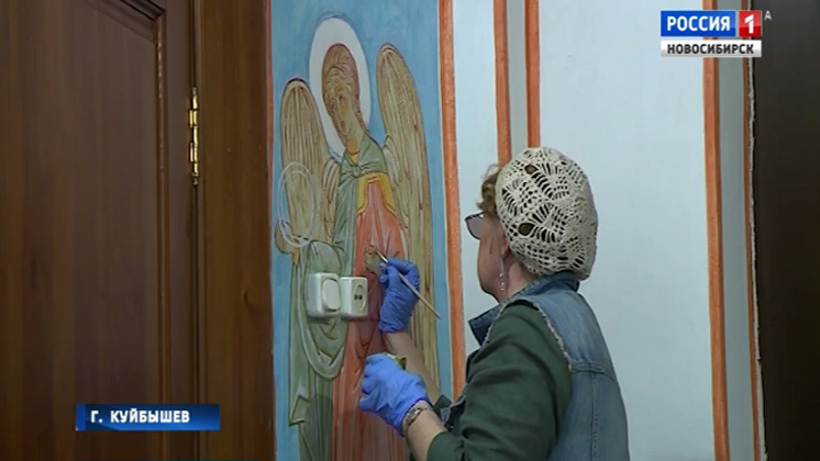 Расписывающая иконы и храмы художница из Куйбышевского района ищет последователей