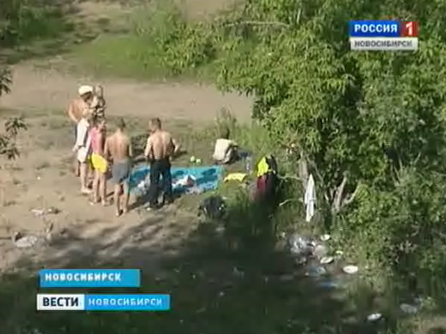 Жители Новосибирска своими силами очистили берег Оби