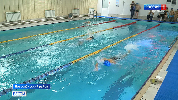В Новосибирском районе провели первые соревнования по плаванию в новом формате