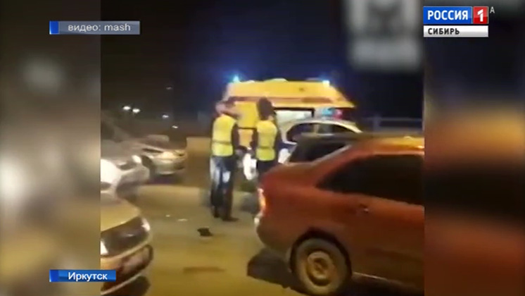 Восемь полицейских пострадали в ДТП во время погони за нарушителем в Иркутске