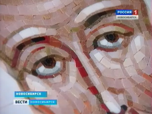 В художественной мастерской Новосибирска создают мозаичные иконы
