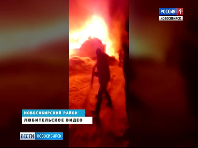 Спецтехника опоздала на пожар в частном доме Новосибирска