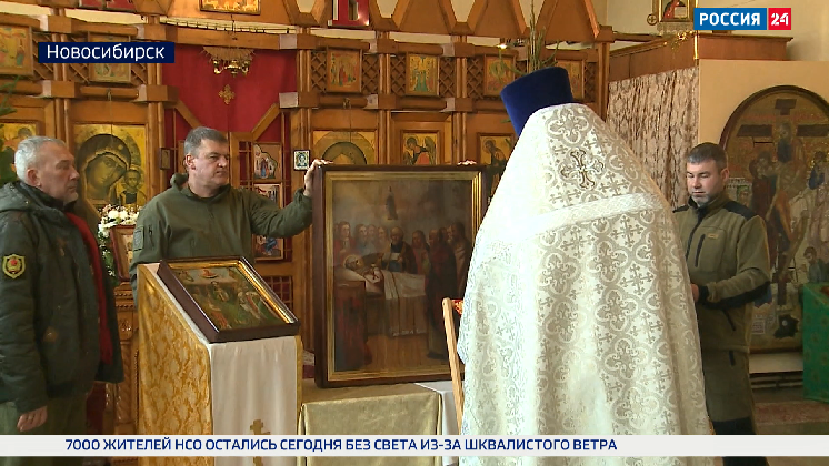 Новосибирские мастера отреставрировали иконы из Луганской Народной Республики