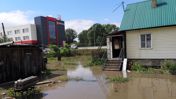 В Новосибирске смыло несколько участков после сильного ливня