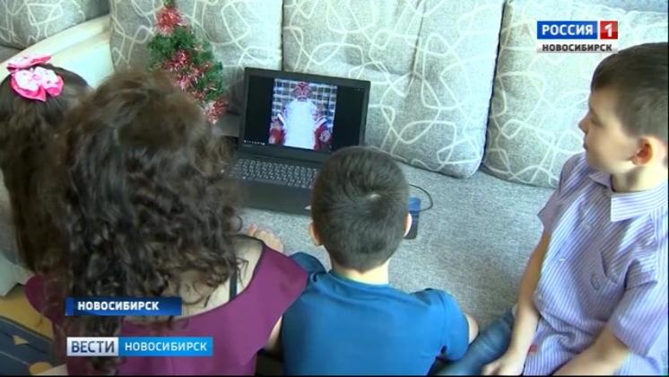 Дед Мороз из Великого Устюга прислал видеообращение новосибирцам