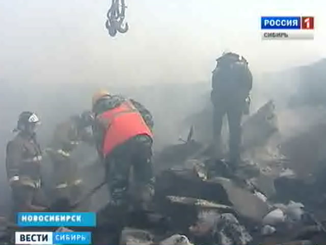 В Новосибирске взрыв газа сровнял с землей гаражи