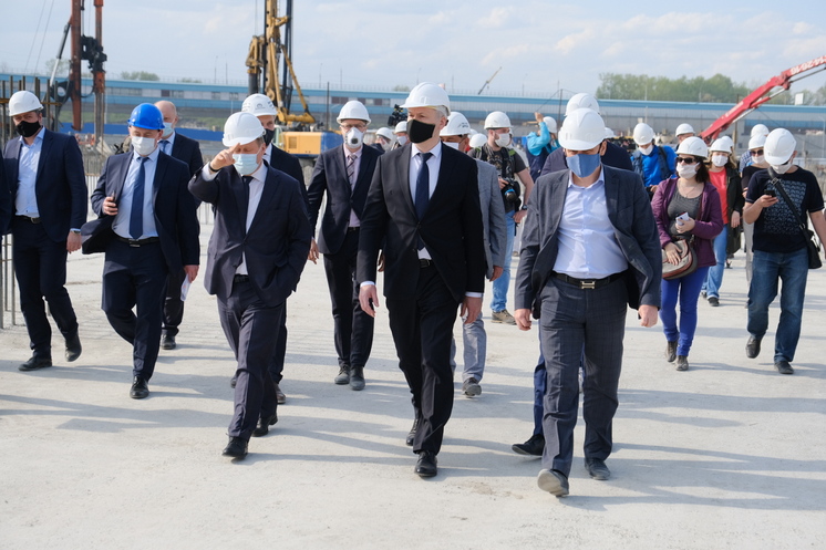 Коронавирус не нарушил строительство ледовой арены в Новосибирске 2