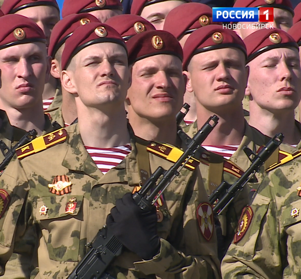 Парад в Новосибирске