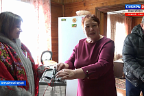 В алтайском селе народные корреспонденты сняли репортаж о выборах Президента РФ
