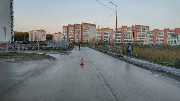 В Новосибирске автомобилист сбил человека и скрылся с места происшествия