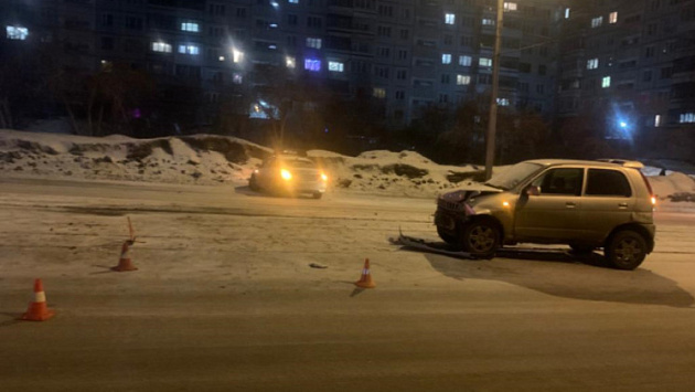 В Новосибирске мужчина попал в больницу после ДТП