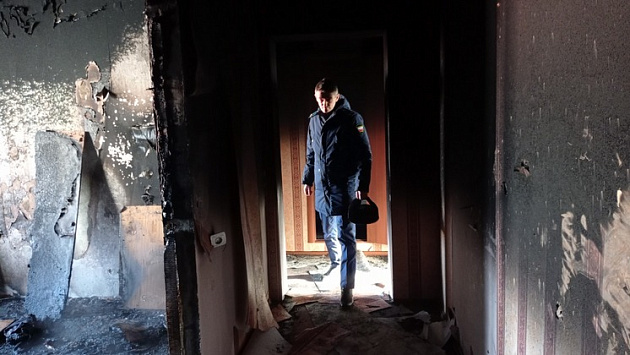 Новосибирские правоохранители проводят проверку из-за взрыва газового баллона в квартире