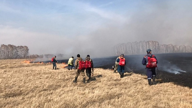 В пяти районах Новосибирской области возбудили уголовные дела по фактам пожаров