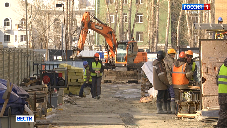 В Новосибирске реконструкция школы № 57 вышла на финишную прямую