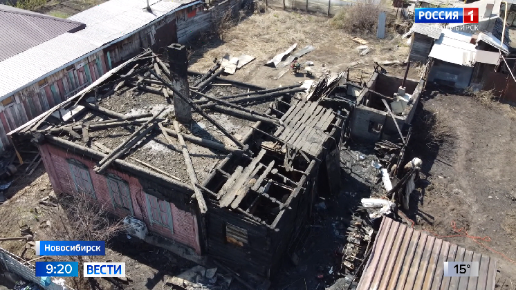 Пострадавшей от пожара многодетной семье помогут в Новосибирске