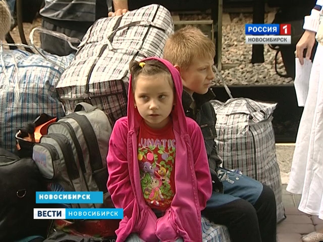 В Новосибирск продолжают приезжать беженцы из Украины