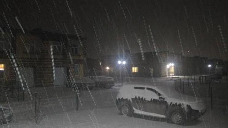 В Новосибирске прошёл сильный снегопад