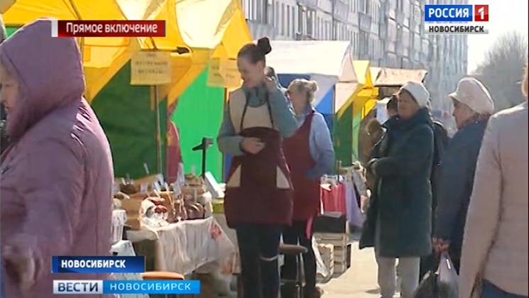 Продовольственную ярмарку открыли на Северо-Чемском жилмассиве в Новосибирске