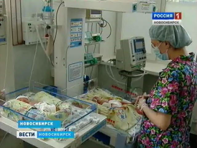 Жительница Новосибирска родила сразу четверых малышей