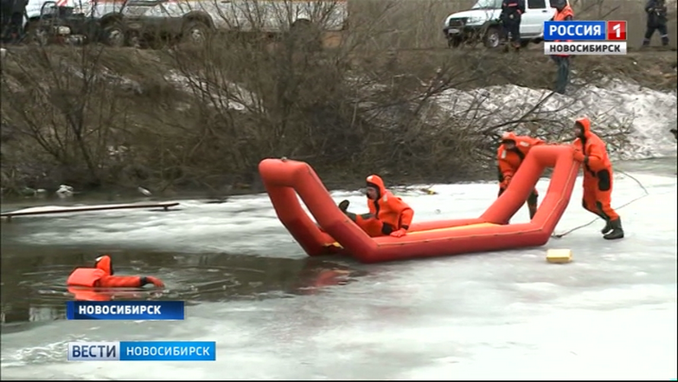 Новосибирские спасатели участвуют  во всероссийских учениях по ликвидации последствий паводка