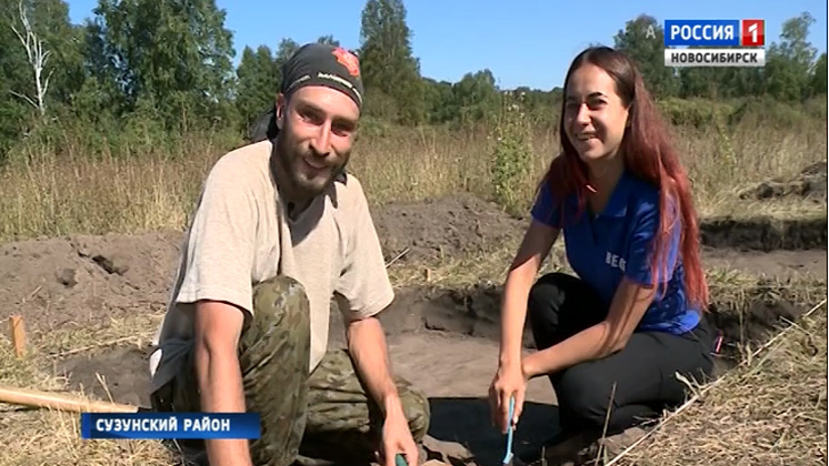 Новосибирские археологи ведут раскопки в Сузунском районе