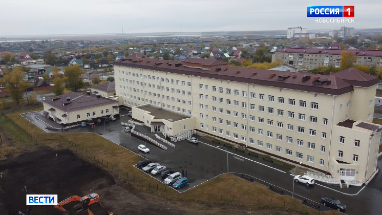 Ремонт здания онкоцентра завершают в Барабинском районе Новосибирской области