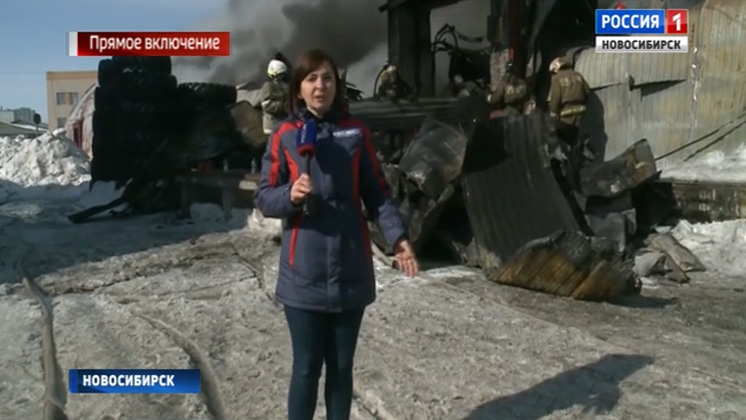 Крупный пожар удалось локализовать в Заельцовском районе Новосибирска