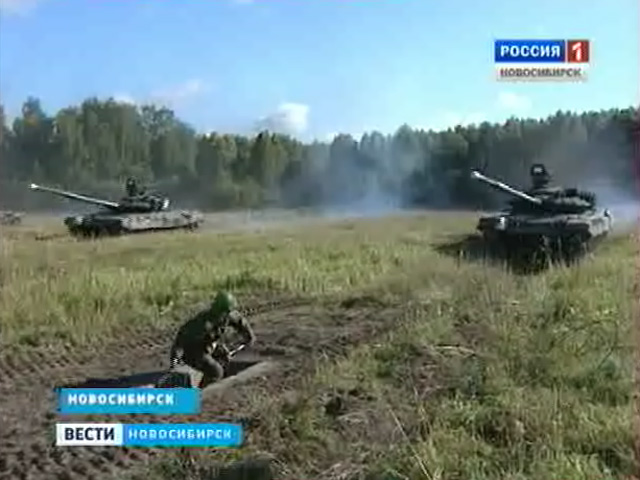 Курсанты новосибирского военного училища вышли на битву с танками