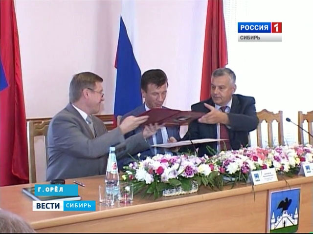 Анатолий Локоть прокомментировал заключение договора о сотрудничестве с городом Орлом